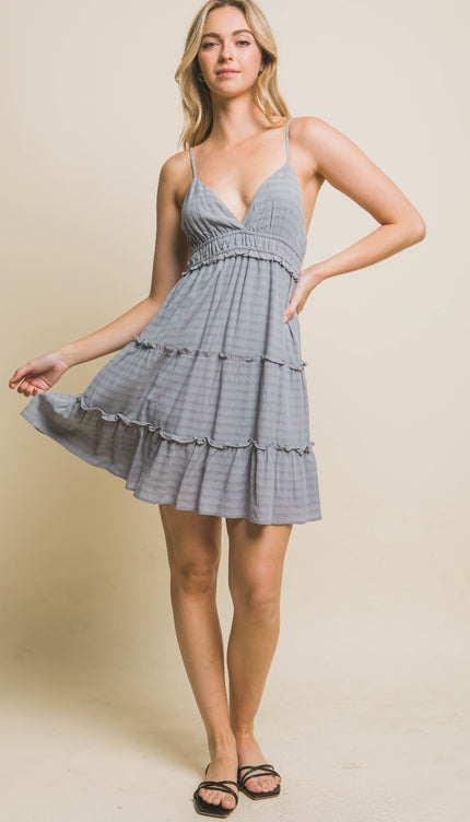 Modish Frill Cami Dress