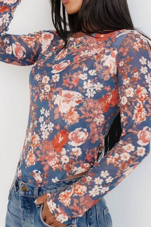 Floral Long Sleeve Blouse