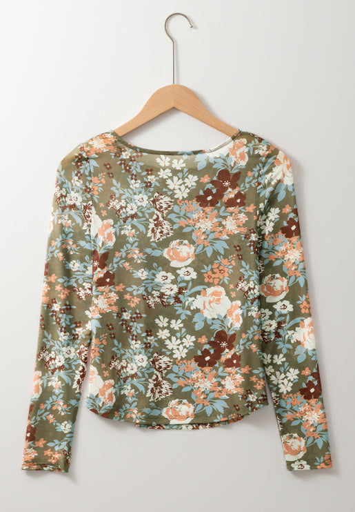 Floral Long Sleeve Blouse