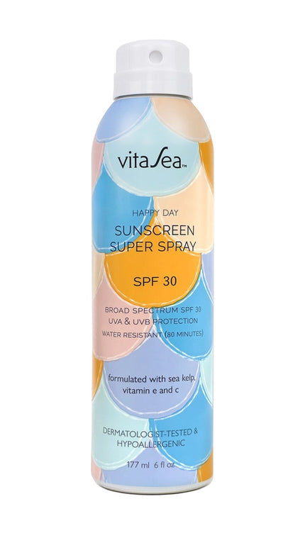 Happy Day Sunscreen Super Spray SPF 30.