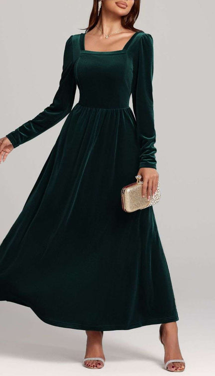 Velvet Long Sleeve Dress