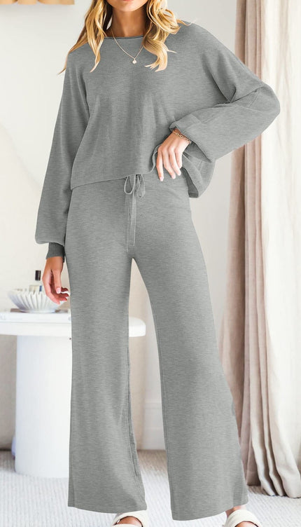 Long Sleeve Lounge Wear Set