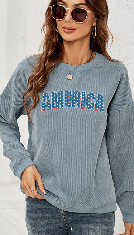 Modish AMERICA Graphic Sweatshirt