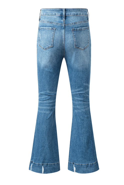 Modish Bootcut Jeans with Pockets