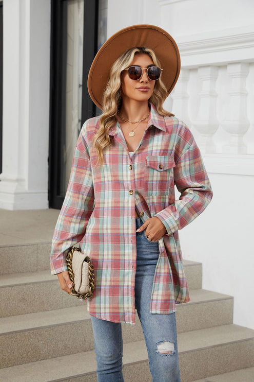 Modish Plaid Long Sleeve Shirt