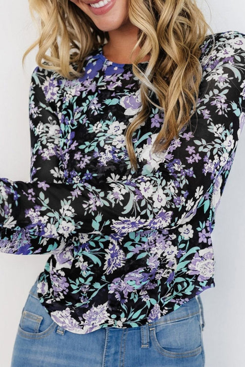 Floral Long Sleeve Blouse