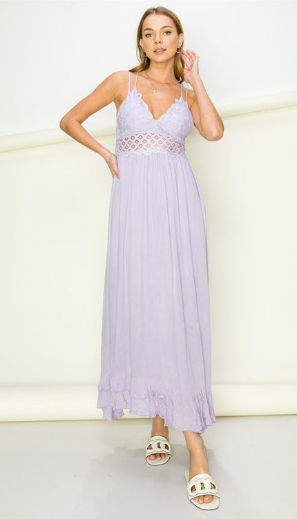 Modish Lace Maxi Dress