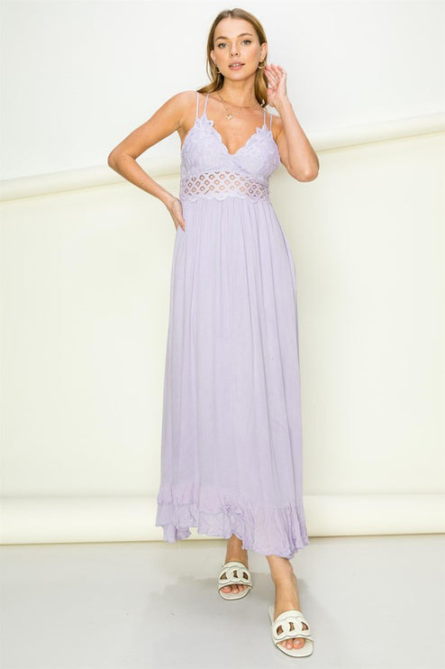 Modish Lace Maxi Dress