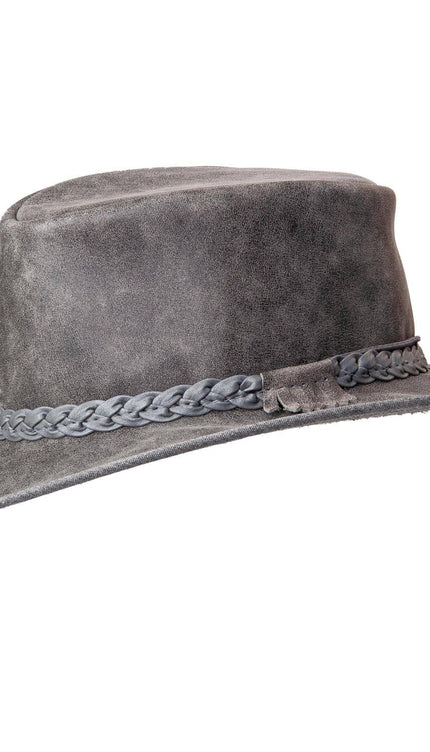 Crusher - Womens Leather Crushable Outback Hat