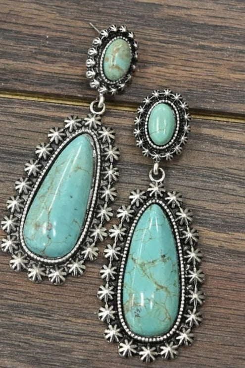 Artificial Turquoise Earrings – Elegant and Stylish Jewelry