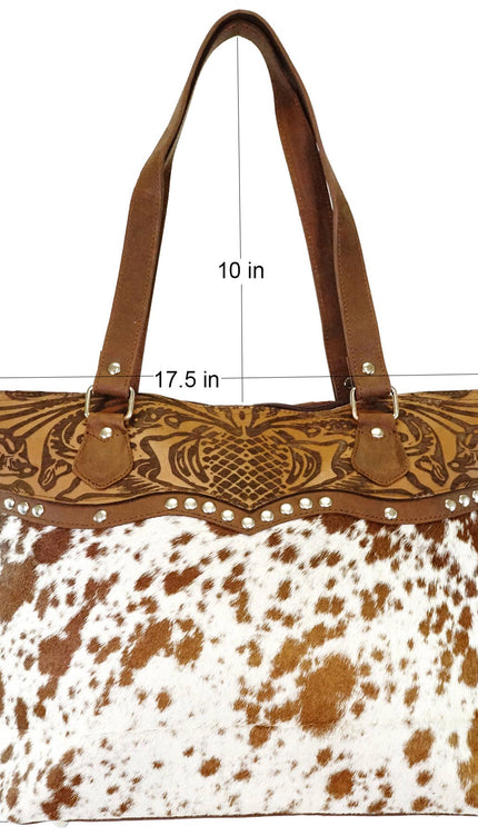 Cowhide Bag Hand bag  