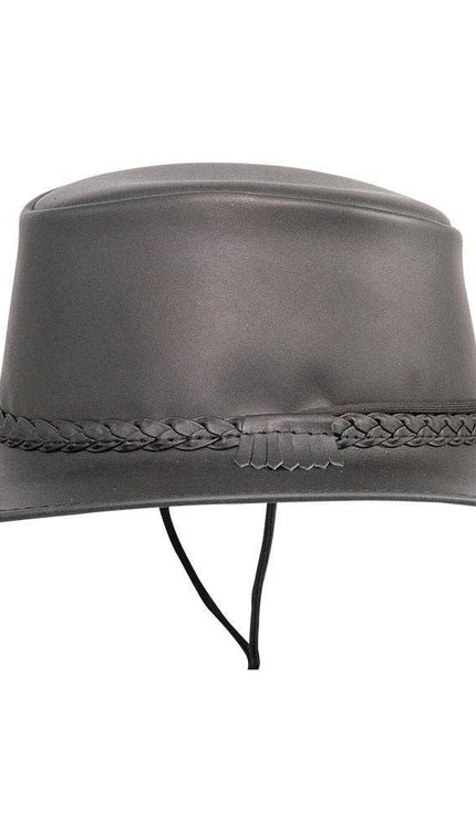 Crusher - Womens Leather Crushable Outback Hat