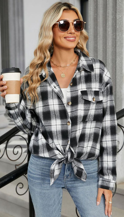 Modish Plaid Long Sleeve Shirt