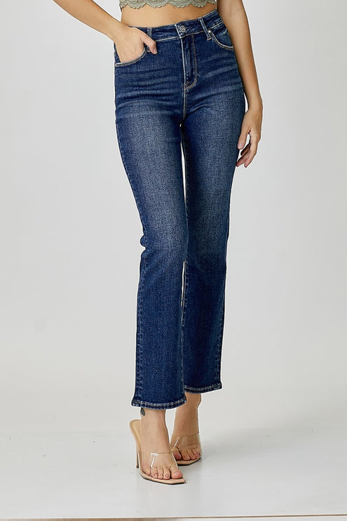 RISEN Full Size High Waist Straight Jeans