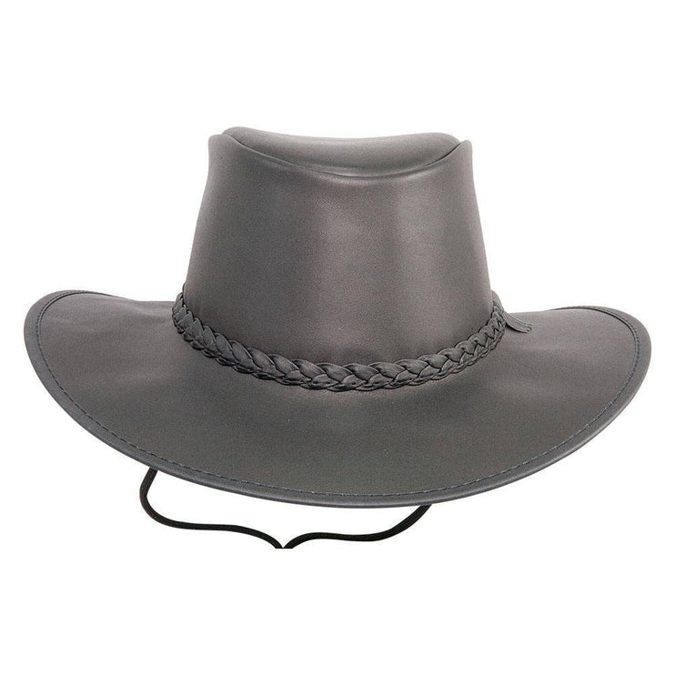 Crusher - Womens Leather Crushable Outback Hat