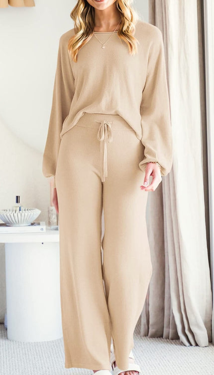 Long Sleeve Lounge Wear Set