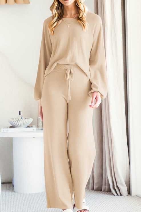 Long Sleeve Lounge Wear Set