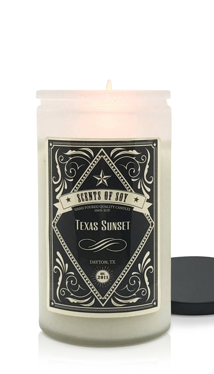 Texas Sunset Rustic Soy Candle