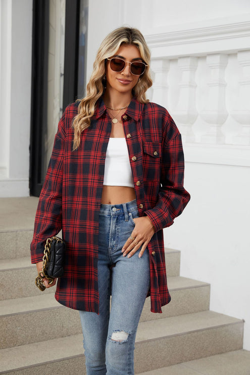 Modish Plaid Long Sleeve Shirt