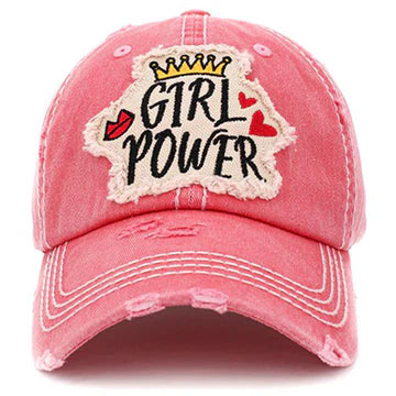 Girl Power Hat  - Pink