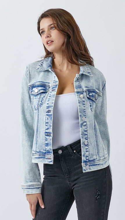 Risen Vintage Washed Denim Jacket