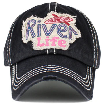 River Life Hat - Black