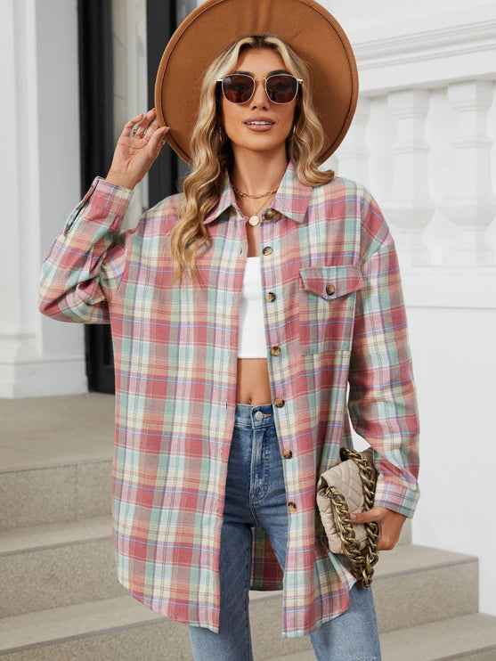 Modish Plaid Long Sleeve Shirt