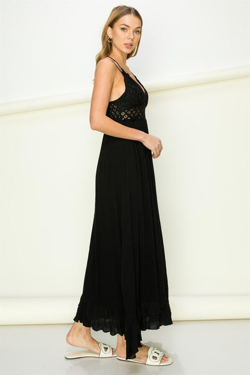 Modish Lace Maxi Dress