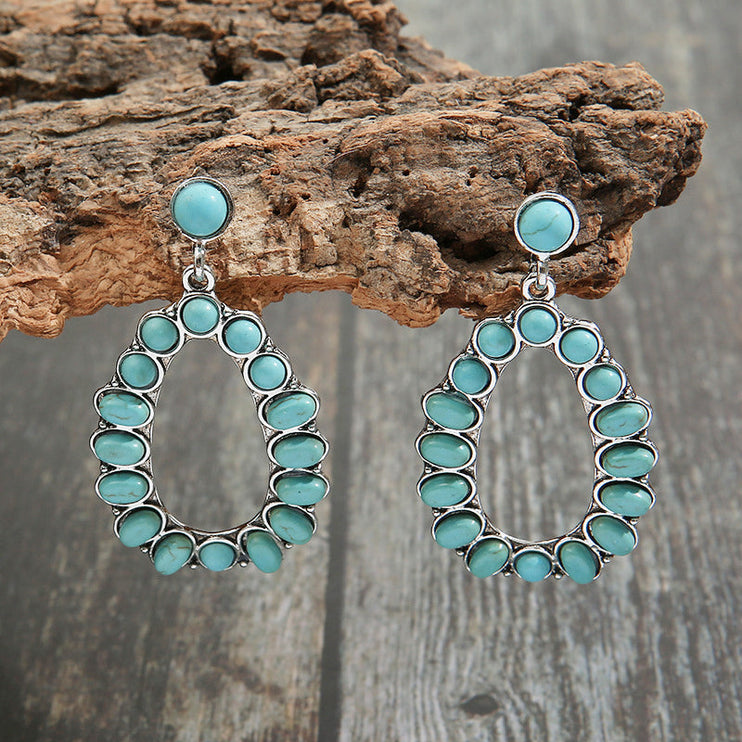 Stunning Artificial Turquoise Earrings for a Modish Look