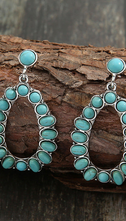 Stunning Artificial Turquoise Earrings for a Modish Look