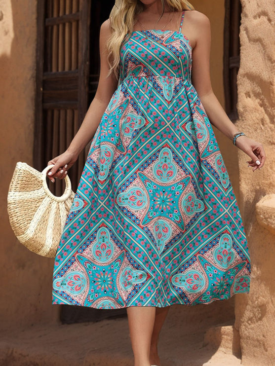 Modish - Modish Print Midi Dress