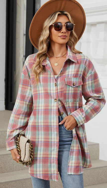 Modish Plaid Long Sleeve Shirt