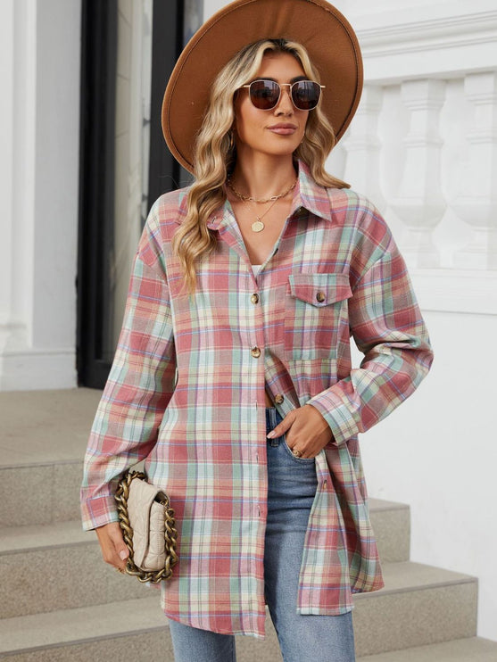 Modish Plaid Long Sleeve Shirt