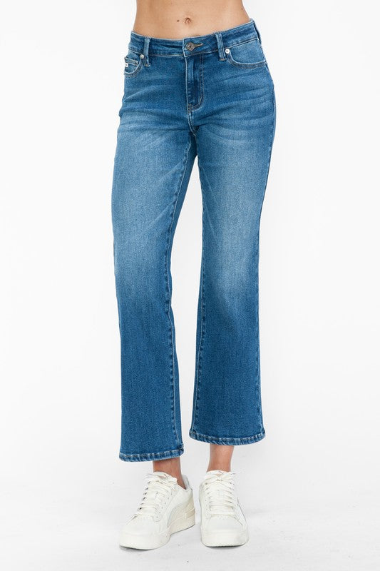 Bytos Full Size Cat’s Whiskers Mid Rise Ankle Jeans - Medium / 1(25)
