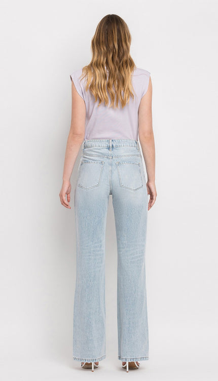 Vervet by Flying Monkey 90'S Vintage Super High Rise Flare Jeans-Modish