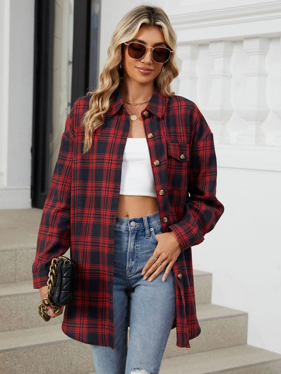 Modish Plaid Long Sleeve Shirt