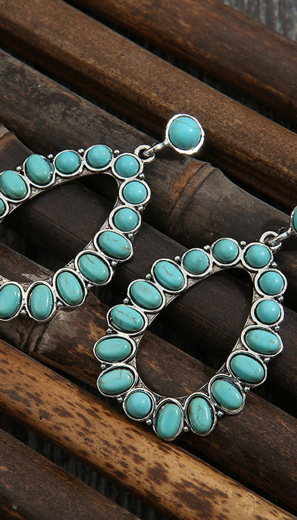 Stunning Artificial Turquoise Earrings for a Modish Look