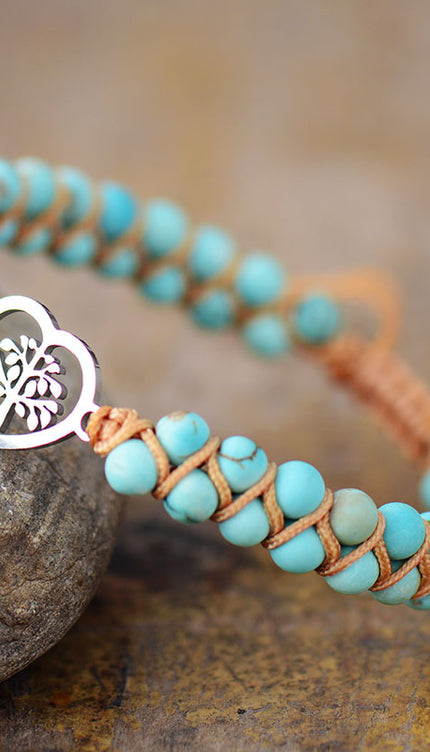 Turquoise Beaded Bracelet-Modish