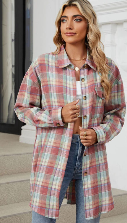 Modish Plaid Long Sleeve Shirt