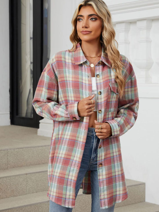 Modish Plaid Long Sleeve Shirt