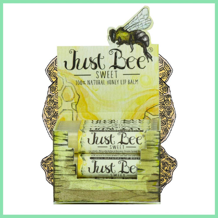 Just Bee Sweet Lip Balm - Natural Honey Lip Balm