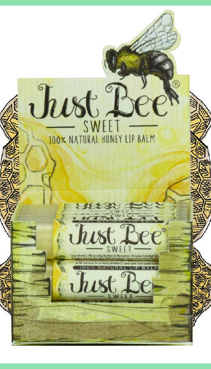 Just Bee Sweet Lip Balm - Natural Honey Lip Balm