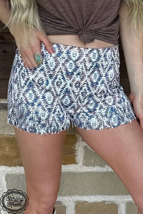 Country Rustic Aztec Shorts