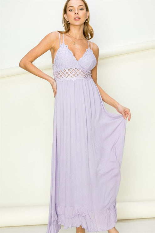 Modish Lace Maxi Dress