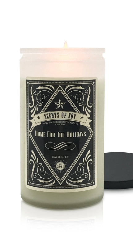 Home For The Holidays Rustic Soy Candle