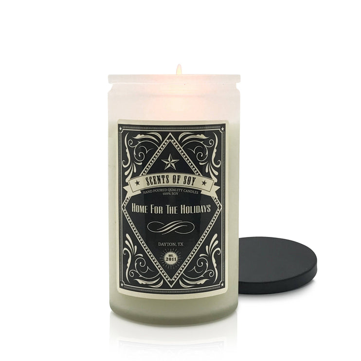 Home For The Holidays Rustic Soy Candle