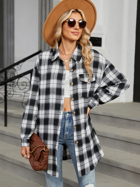 Modish Plaid Long Sleeve Shirt