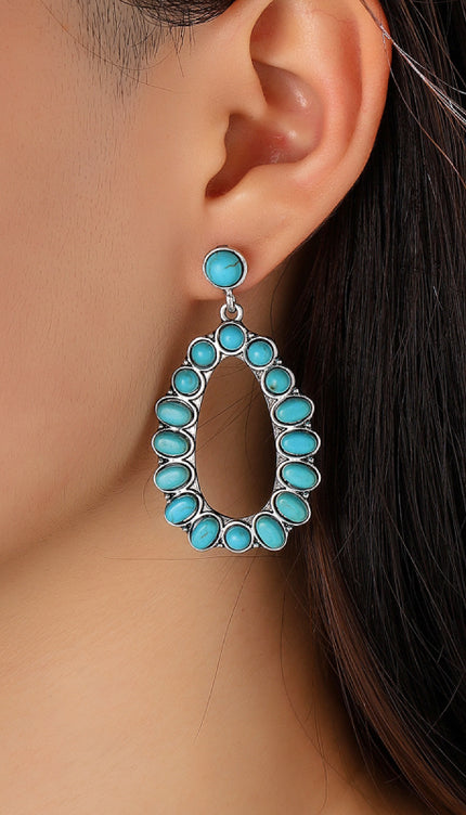 Stunning Artificial Turquoise Earrings for a Modish Look