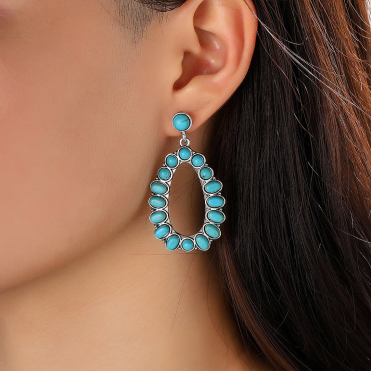 Stunning Artificial Turquoise Earrings for a Modish Look