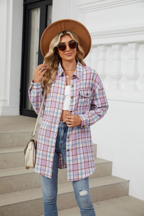 Modish Plaid Long Sleeve Shirt